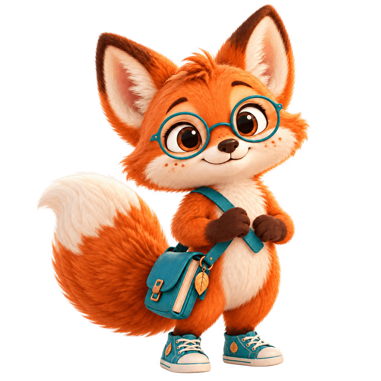 Foxboo, le petit renard explorateur aux lunettes turquoise